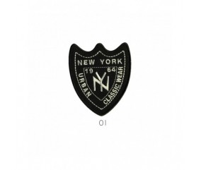 Ecussons Thermocollant New York Urban 6 X 7 cm - Mediac noir sperenza