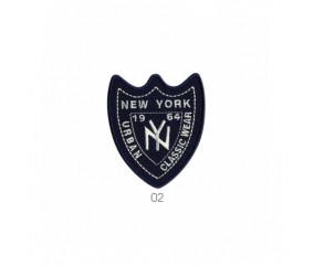 Ecussons Thermocollant New York Urban 6 X 7 cm - Mediac bleu sperenza