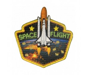 Ecussons Thermocollant Espace 5,5 X 5,5 cm - Mediac speca flight noir sperenza