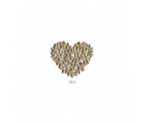Ecussons Thermocollant Coeur broderie 4 X 4,5 cm - Mediac marron sperenza