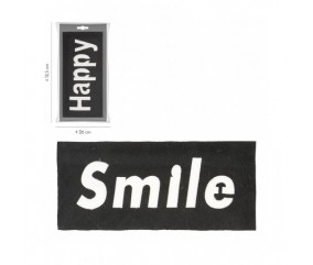 Ecussons Thermocollant Sweet Word 22 X 11 cm - Media smile noir sperenza