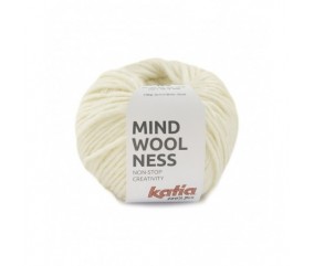Pelote de laine Mindwoolness - Katia blanc sperenza