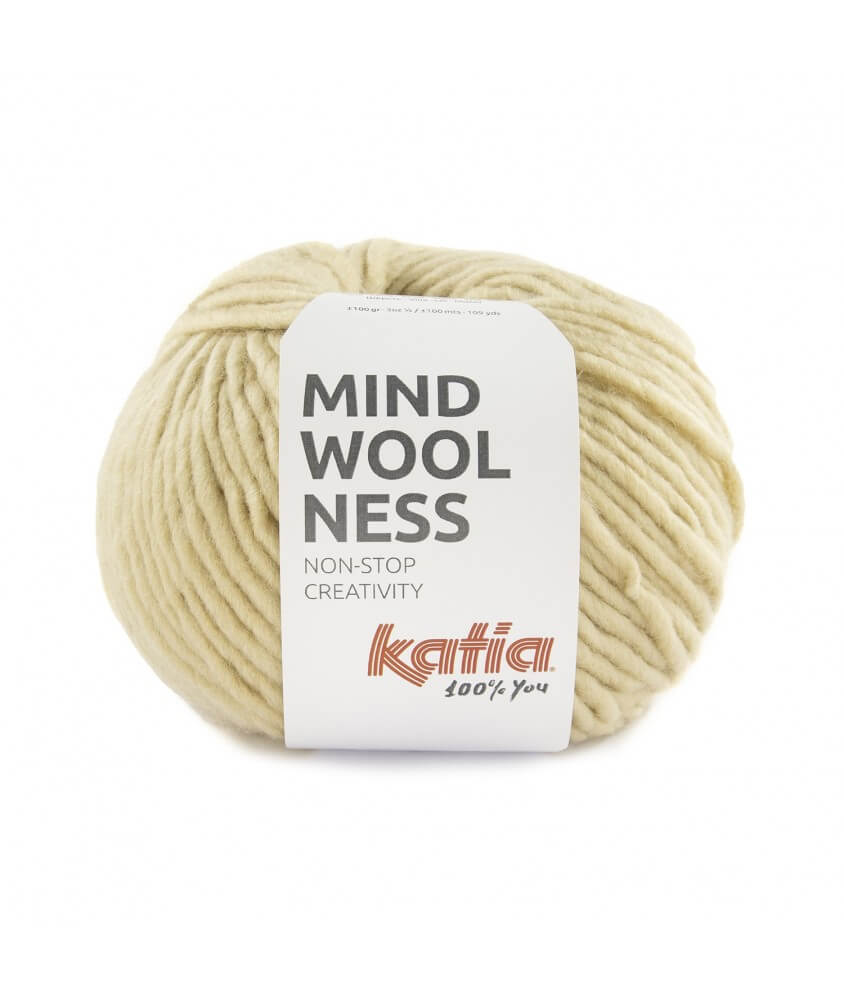 Pelote de laine Mindwoolness - Katia écru sperenza Pelote de laine Mindwoolness - Katia écru sperenza
