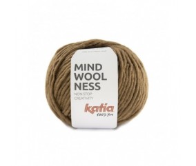 Pelote de laine Mindwoolness - Katia marron sperenza