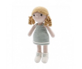 Kit Crochet Girl Britt - Amigurumi Hardicraft BLEU SPERENZA