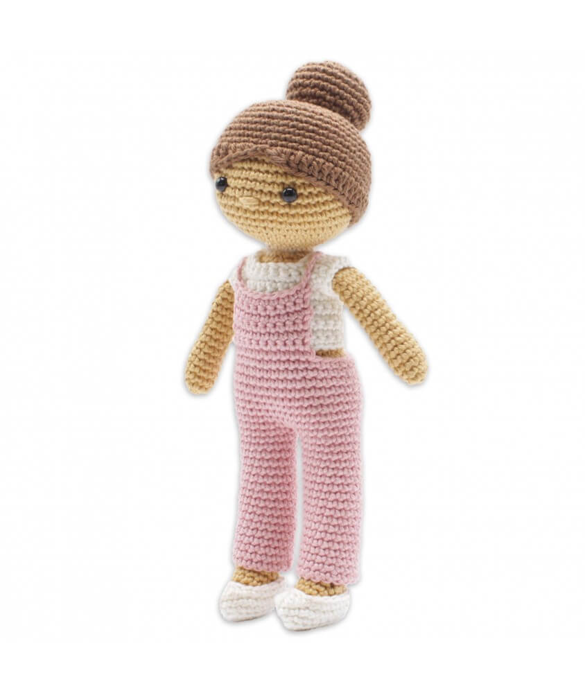 Kit Crochet Girl Roos - Amigurumi Hardicraft ROSE SPERENZA
