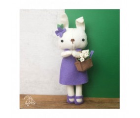 Kit de feutre Sophie le Lapin - Hardicraft VIOLET SPERENZA