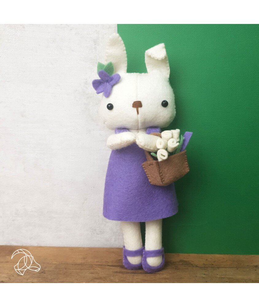 Kit de feutre Sophie le Lapin - Hardicraft VIOLET SPERENZA