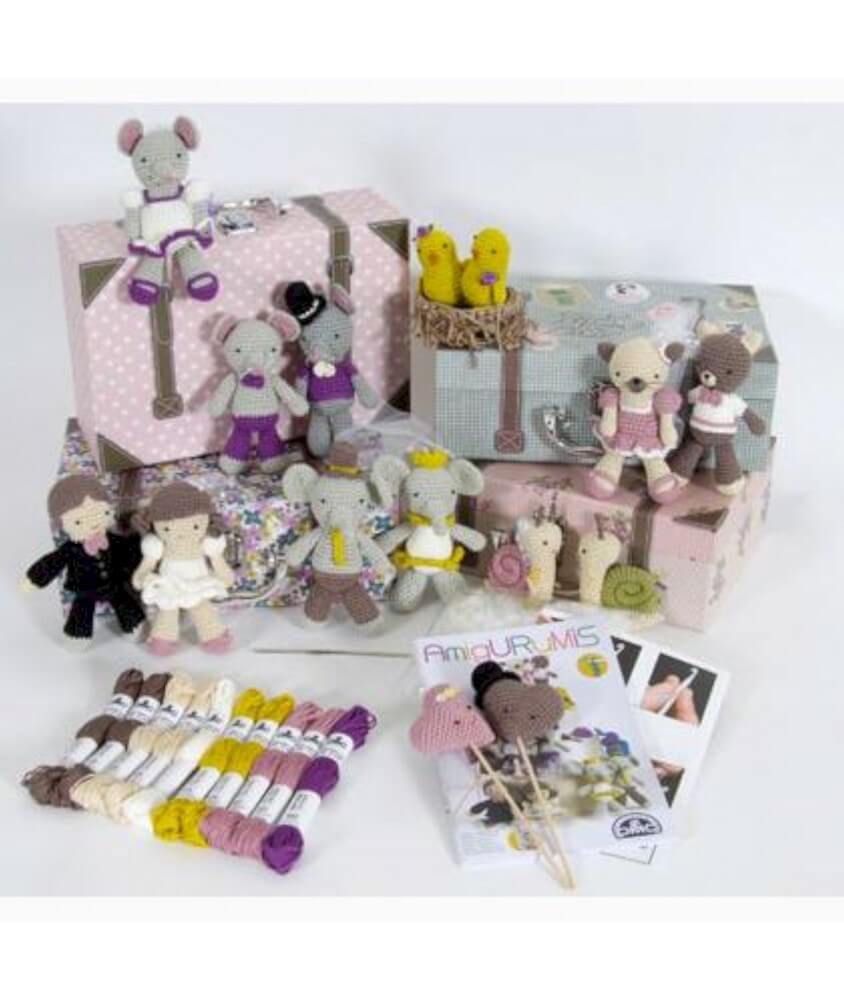 Kit Amigurumi - Mariage & Anniversaire de Mariage - DMC Kit Amigurumi - Mariage & Anniversaire de Mariage - DMC