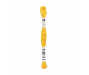 Fil à broder mouliné Uni - Rico Design - Certifié Oeko-Tex jaune sperenza