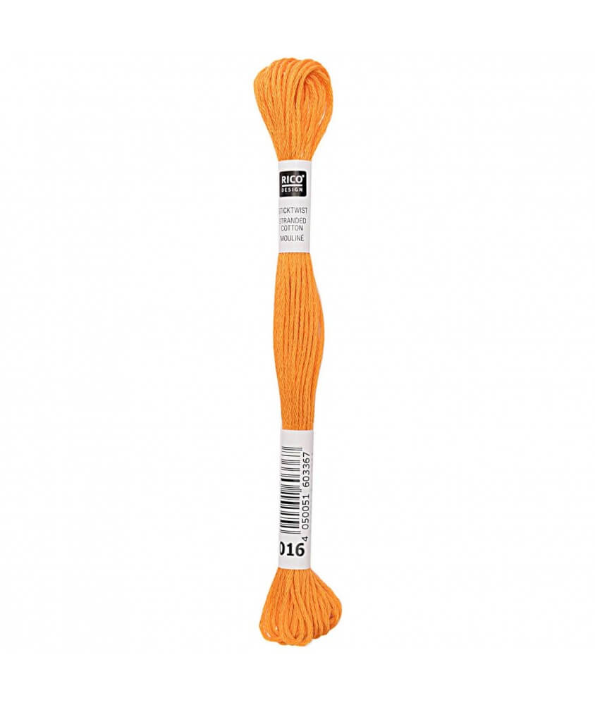 Fil à broder mouliné Uni - Rico Design - Certifié Oeko-Tex orange sperenza Fil à broder mouliné Uni - Rico Design - Certifié Oeko-Tex orange sperenza
