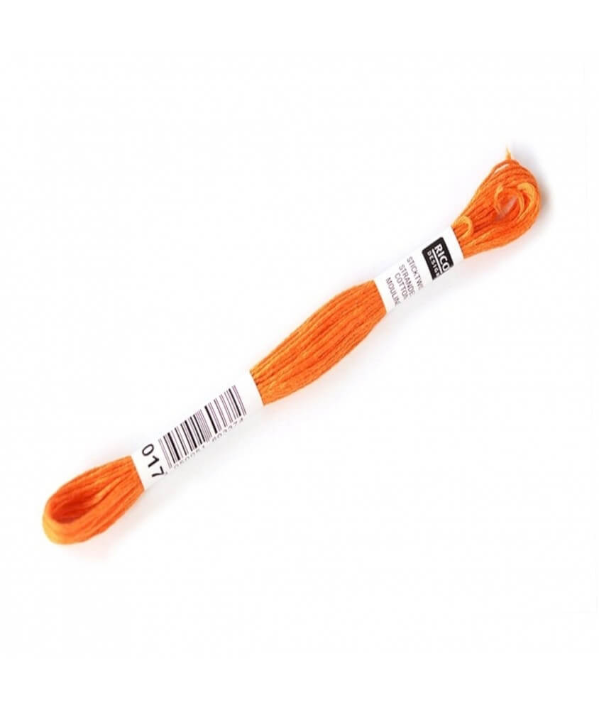 Fil à broder mouliné Uni - Rico Design - Certifié Oeko-Tex orange sperenza Fil à broder mouliné Uni - Rico Design - Certifié Oeko-Tex orange sperenza