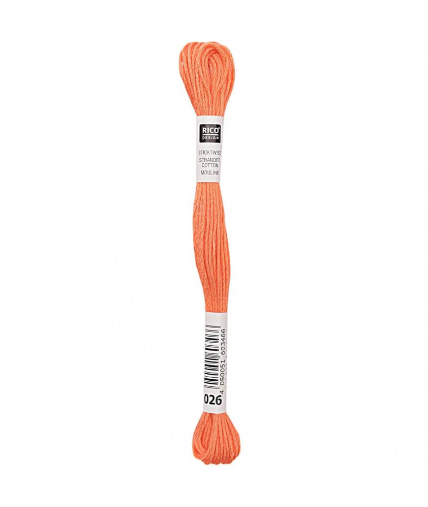 Fil à broder mouliné Uni - Rico Design - Certifié Oeko-Tex orange 26 sperenza Fil à broder mouliné Uni - Rico Design - Certifié Oeko-Tex orange 26 sperenza