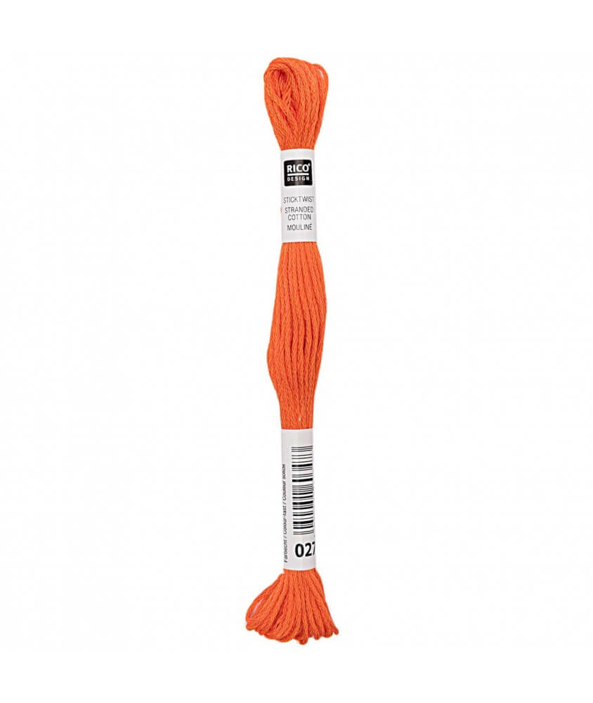 Fil à broder mouliné Uni - Rico Design - Certifié Oeko-Tex orange 27 sperenza Fil à broder mouliné Uni - Rico Design - Certifié Oeko-Tex orange 27 sperenza