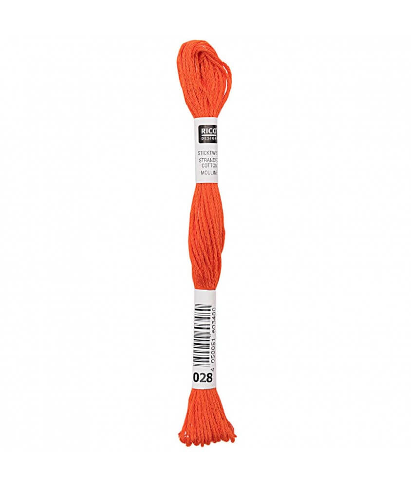 Fil à broder mouliné Uni - Rico Design - Certifié Oeko-Tex orange 28 sperenza Fil à broder mouliné Uni - Rico Design - Certifié Oeko-Tex orange 28 sperenza