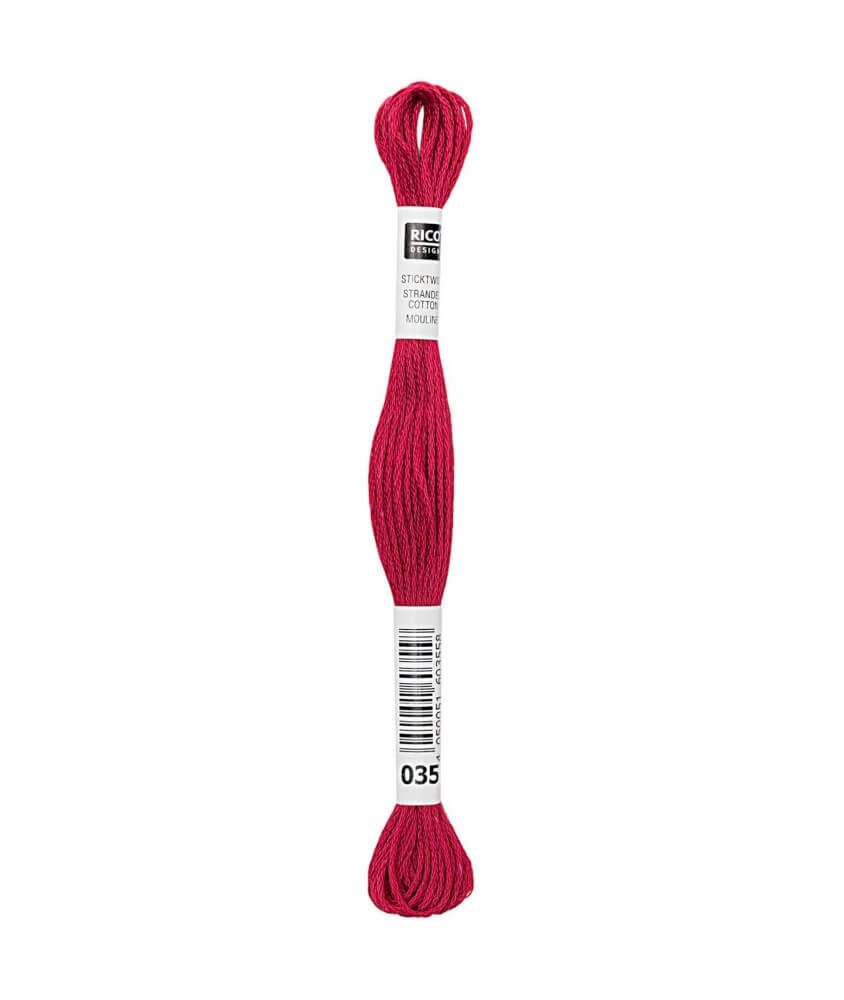 Fil à broder mouliné Uni - Rico Design - Certifié Oeko-Tex rouge 35 sperenza Fil à broder mouliné Uni - Rico Design - Certifié Oeko-Tex rouge 35 sperenza