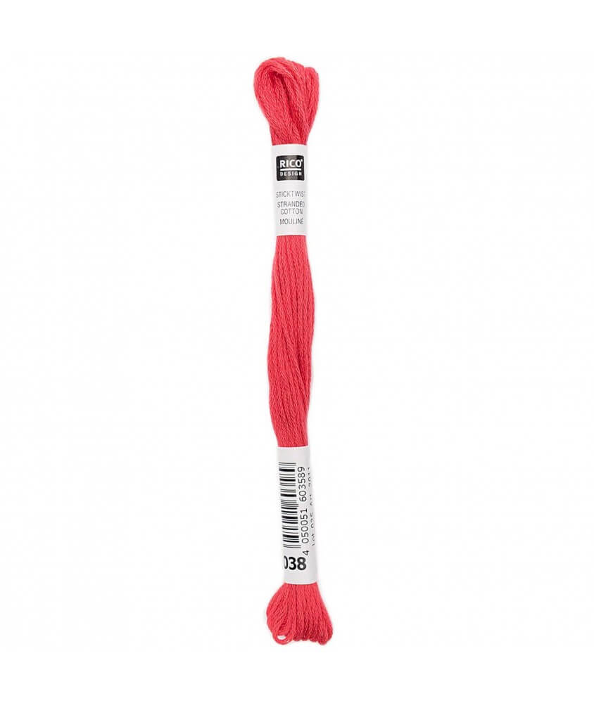 Fil à broder mouliné Uni - Rico Design - Certifié Oeko-Tex rouge 38 sperenza Fil à broder mouliné Uni - Rico Design - Certifié Oeko-Tex rouge 38 sperenza