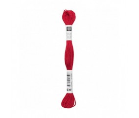 Fil à broder mouliné Uni - Rico Design - Certifié Oeko-Tex rouge 39 sperenza