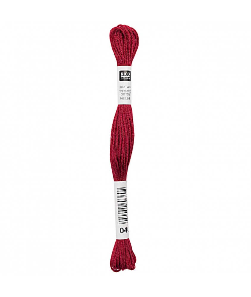 Fil à broder mouliné Uni - Rico Design - Certifié Oeko-Tex rouge 40 sperenza Fil à broder mouliné Uni - Rico Design - Certifié Oeko-Tex rouge 40 sperenza