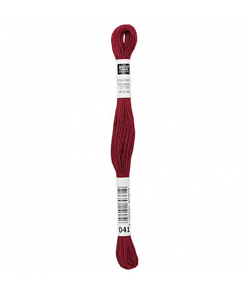 Fil à broder mouliné Uni - Rico Design - Certifié Oeko-Tex rouge 41 sperenza Fil à broder mouliné Uni - Rico Design - Certifié Oeko-Tex rouge 41 sperenza