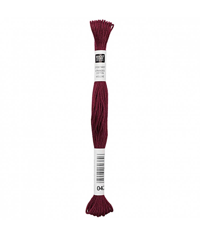 Fil à broder mouliné Uni - Rico Design - Certifié Oeko-Tex rouge 42 sperenza Fil à broder mouliné Uni - Rico Design - Certifié Oeko-Tex rouge 42 sperenza