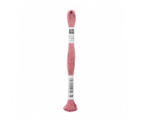 Fil à broder mouliné Uni - Rico Design - Certifié Oeko-Tex rose 45 sperenza