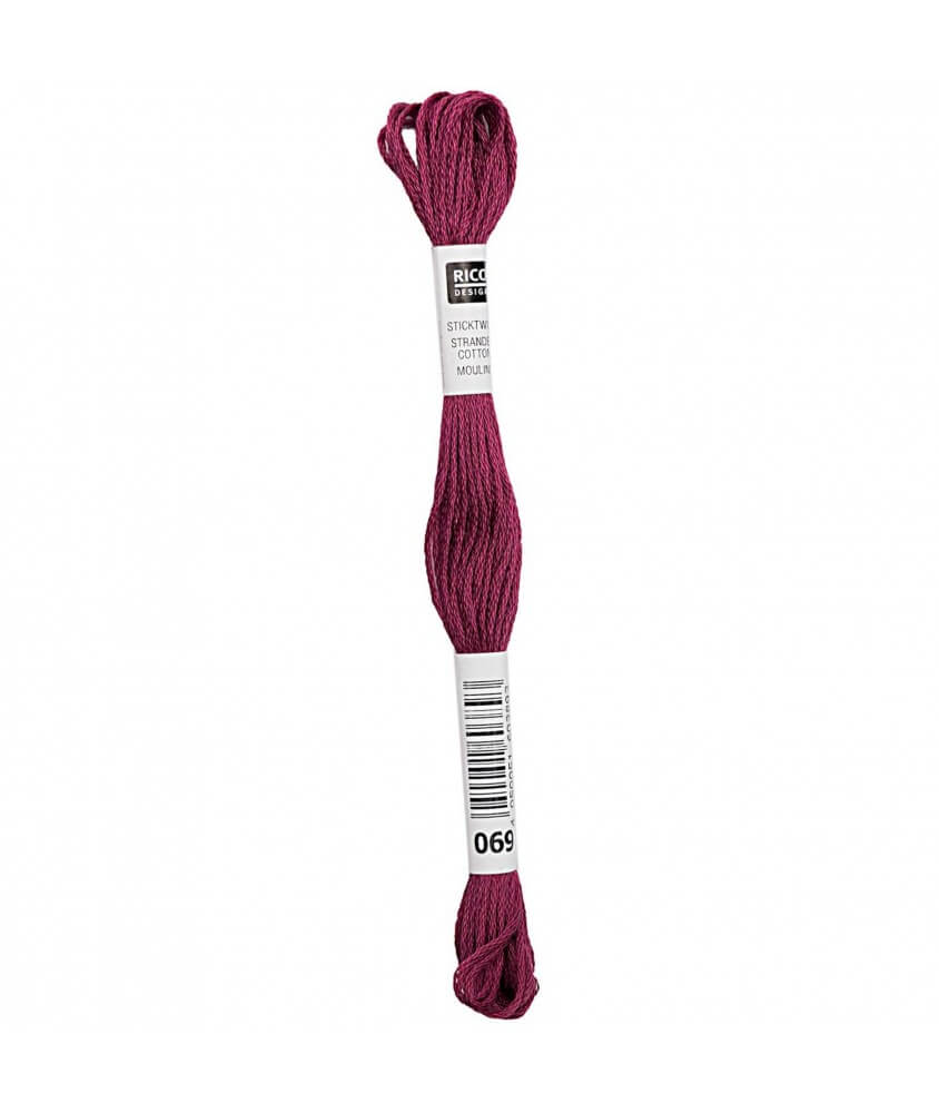 Fil à broder mouliné Uni - Rico Design - Certifié Oeko-Tex rose 69 sperenza Fil à broder mouliné Uni - Rico Design - Certifié Oeko-Tex rose 69 sperenza