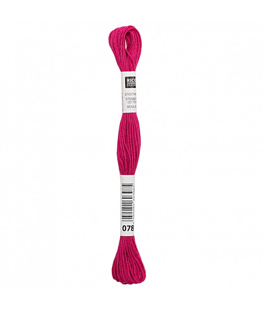 Fil à broder mouliné Uni - Rico Design - Certifié Oeko-Tex rose 78 sperenza Fil à broder mouliné Uni - Rico Design - Certifié Oeko-Tex rose 78 sperenza