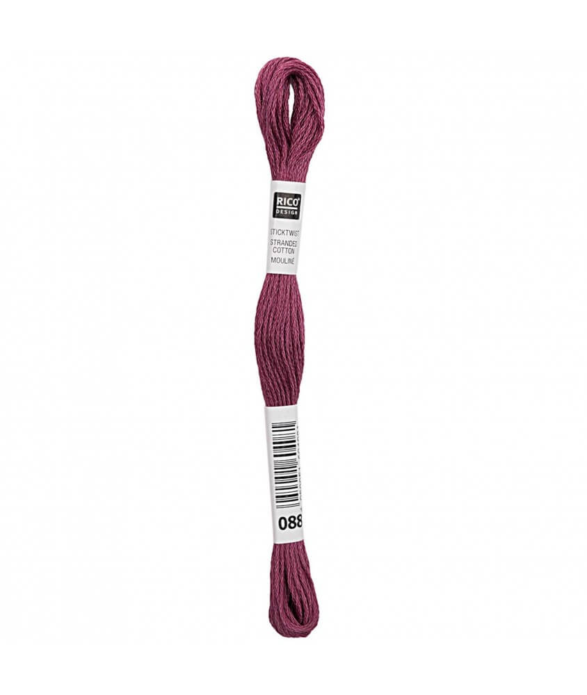 Fil à broder mouliné Uni - Rico Design - Certifié Oeko-Tex violet 88 sperenza Fil à broder mouliné Uni - Rico Design - Certifié Oeko-Tex violet 88 sperenza