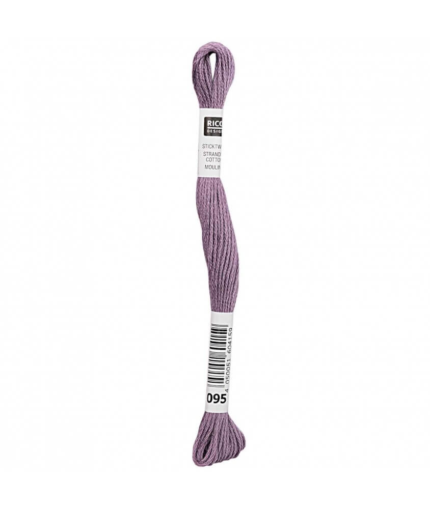 Fil à broder mouliné Uni - Rico Design - Certifié Oeko-Tex violet 95 sperenza