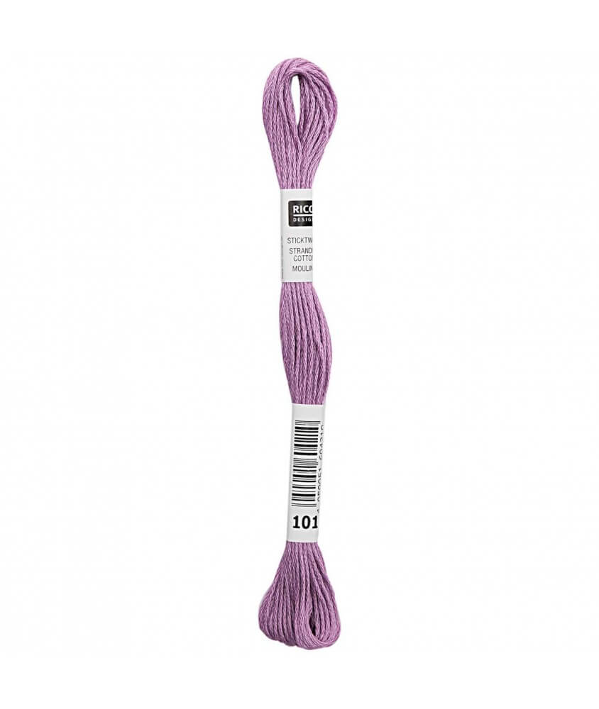 Fil à broder mouliné Uni - Rico Design - Certifié Oeko-Tex violet 101 sperenza