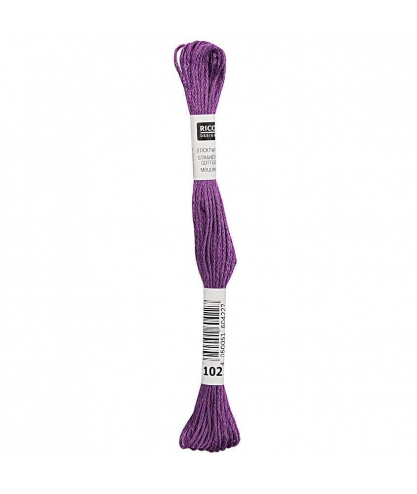 Fil à broder mouliné Uni - Rico Design - Certifié Oeko-Tex violet 102 sperenza Fil à broder mouliné Uni - Rico Design - Certifié Oeko-Tex violet 102 sperenza
