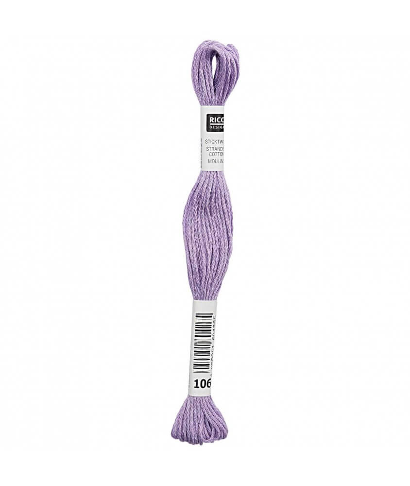 Fil à broder mouliné Uni - Rico Design - Certifié Oeko-Tex violet 106 sperenza