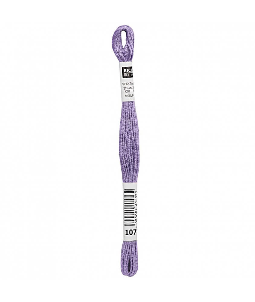 Fil à broder mouliné Uni - Rico Design - Certifié Oeko-Tex violet 107 sperenza