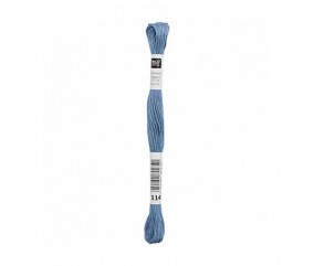 Fil à broder mouliné Uni - Rico Design - Certifié Oeko-Tex bleu 114 sperenza