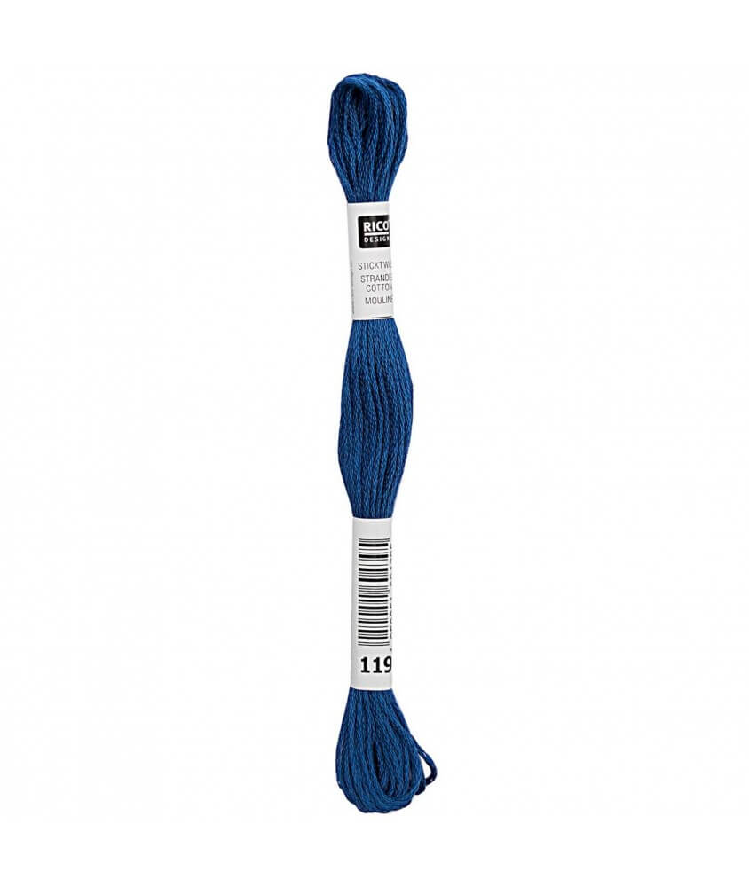 Fil à broder mouliné Uni - Rico Design - Certifié Oeko-Tex bleu 119 sperenza Fil à broder mouliné Uni - Rico Design - Certifié Oeko-Tex bleu 119 sperenza
