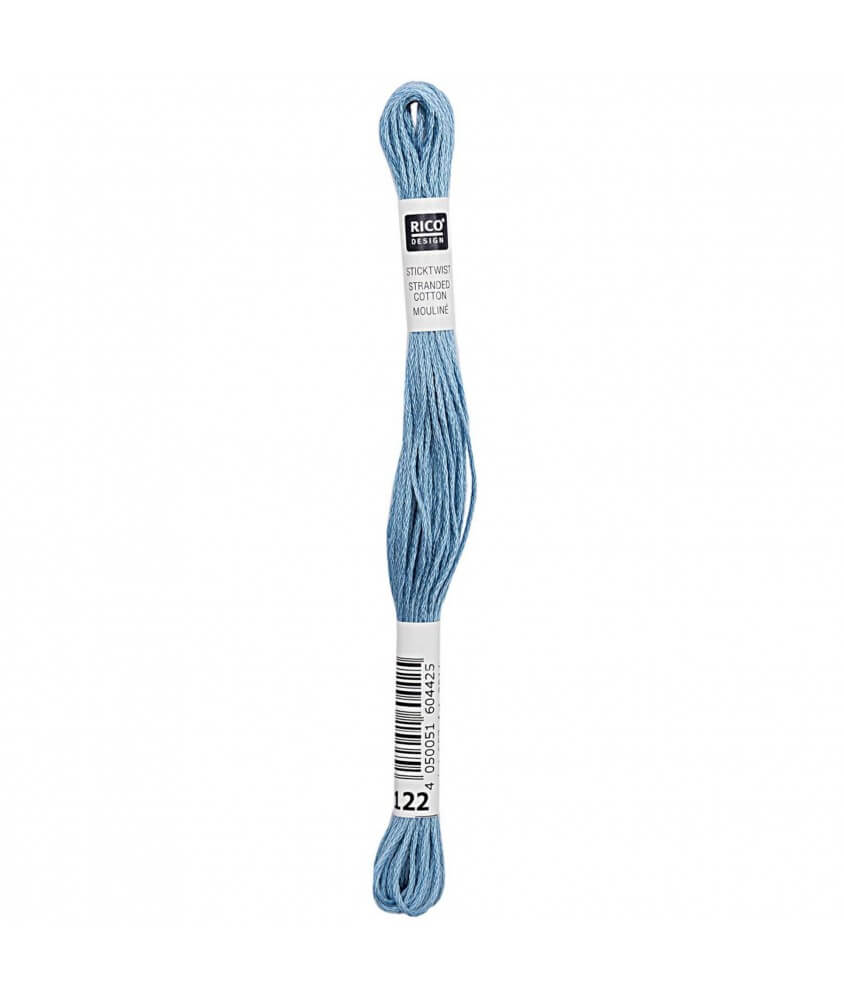 Fil à broder mouliné Uni - Rico Design - Certifié Oeko-Tex bleu 122 sperenza Fil à broder mouliné Uni - Rico Design - Certifié Oeko-Tex bleu 122 sperenza