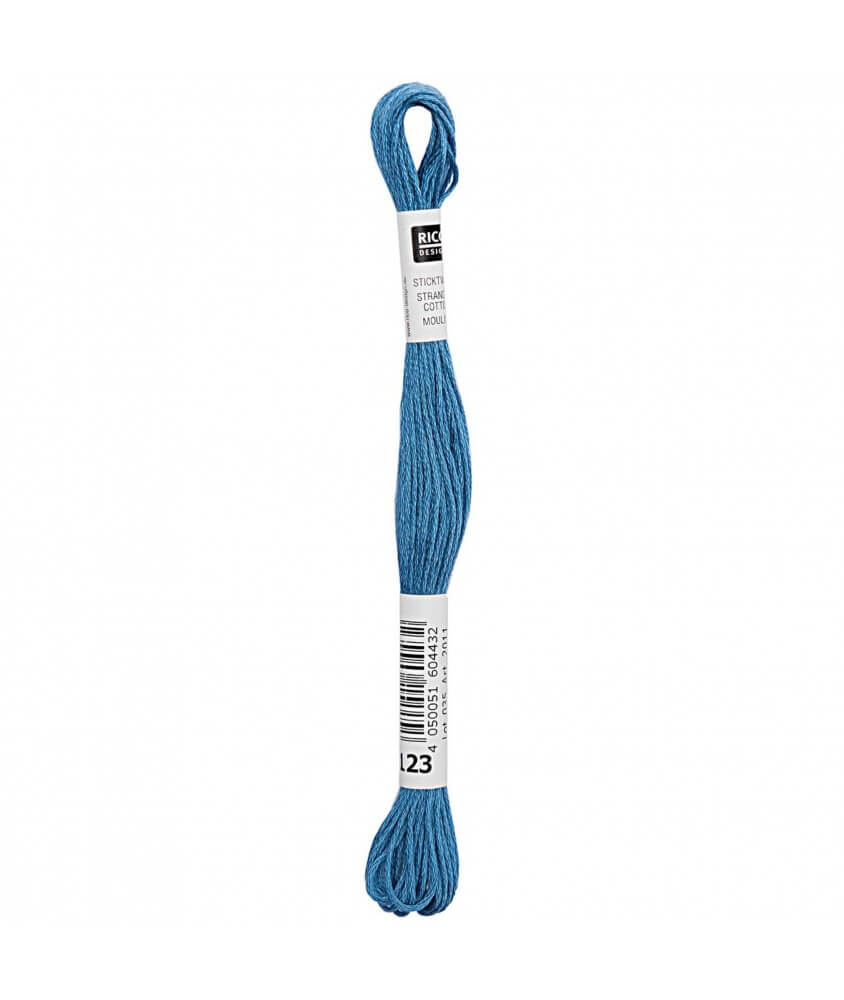 Fil à broder mouliné Uni - Rico Design - Certifié Oeko-Tex bleu 123 sperenza Fil à broder mouliné Uni - Rico Design - Certifié Oeko-Tex bleu 123 sperenza
