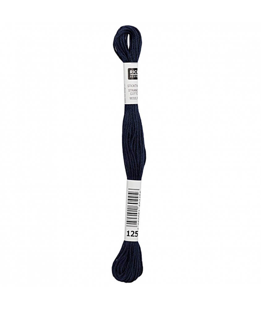 Fil à broder mouliné Uni - Rico Design - Certifié Oeko-Tex bleu 125 sperenza Fil à broder mouliné Uni - Rico Design - Certifié Oeko-Tex bleu 125 sperenza