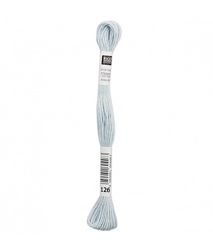 Fil à broder mouliné Uni - Rico Design - Certifié Oeko-Tex bleu 126 sperenza Fil à broder mouliné Uni - Rico Design - Certifié Oeko-Tex bleu 126 sperenza