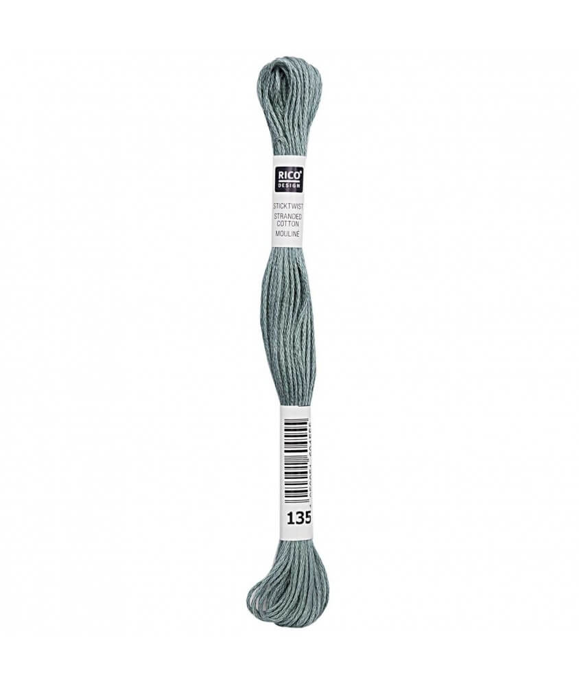 Fil à broder mouliné Uni - Rico Design - Certifié Oeko-Tex bleu 135 sperenza Fil à broder mouliné Uni - Rico Design - Certifié Oeko-Tex bleu 135 sperenza