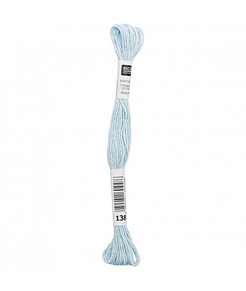 Fil à broder mouliné Uni - Rico Design - Certifié Oeko-Tex bleu 138 sperenza Fil à broder mouliné Uni - Rico Design - Certifié Oeko-Tex bleu 138 sperenza