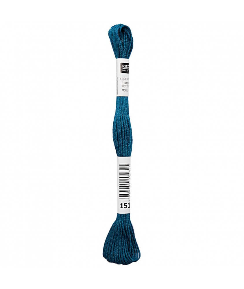 Fil à broder mouliné Uni - Rico Design - Certifié Oeko-Tex bleu 151 sperenza