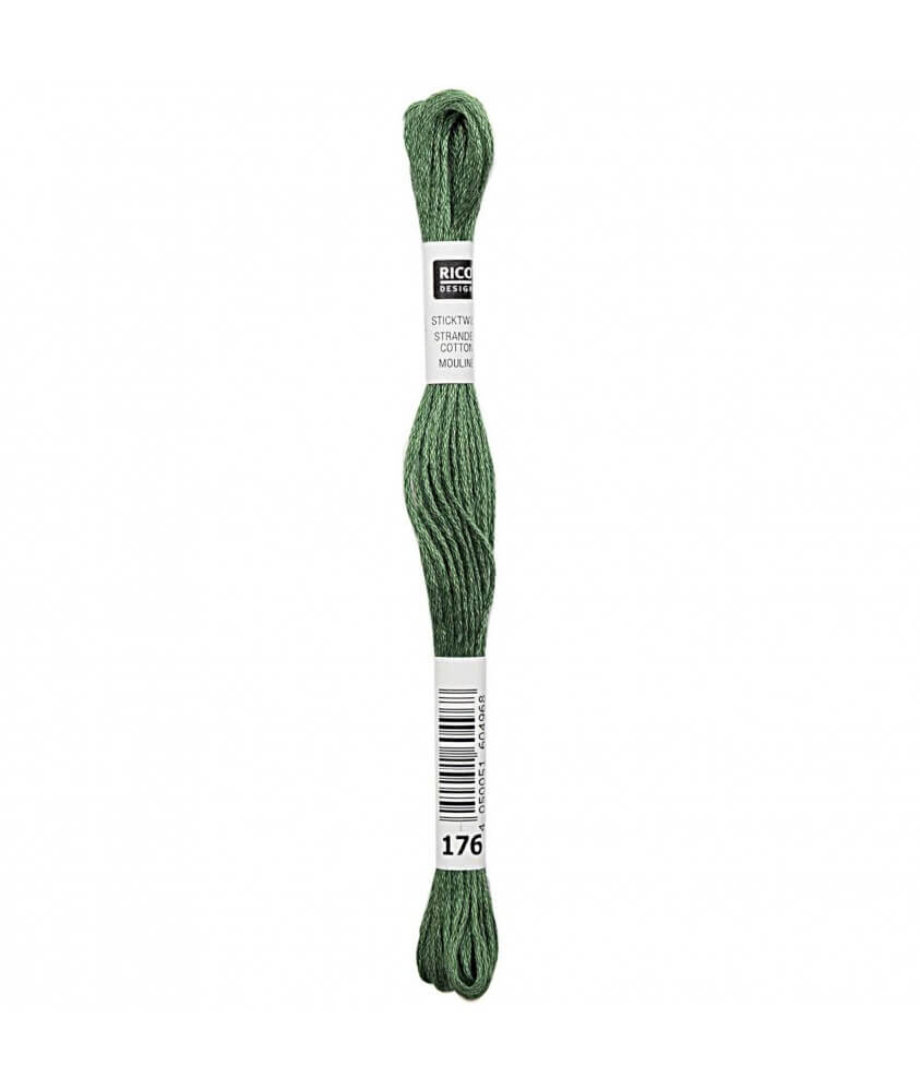 Fil à broder mouliné Uni - Rico Design - Certifié Oeko-Tex vert 176 sperenza