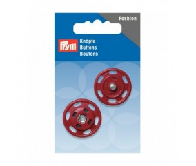 Boutons pressions 25mm rouge - Prym 