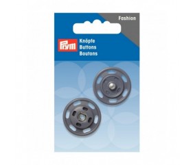 Boutons pressions 25mm gris - Prym