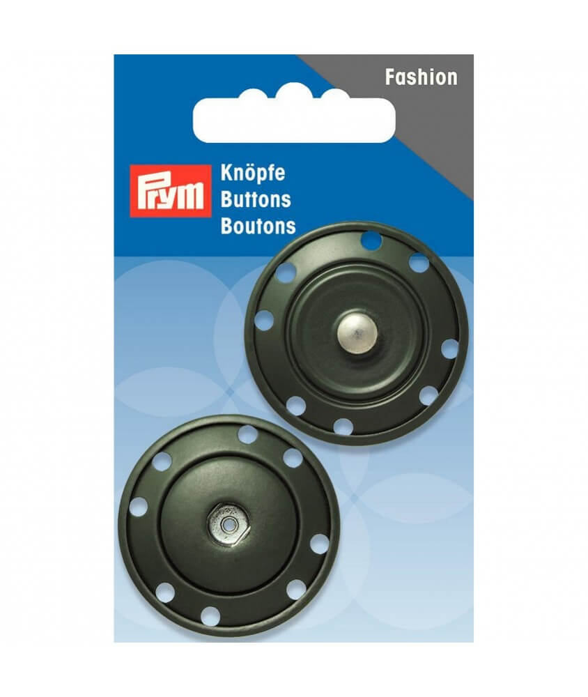 Boutons pressions 35mm vert kaki - Prym