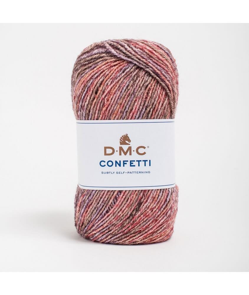 Pelote de laine à tricoter CONFETTI - DMC rouge 554 sperenza