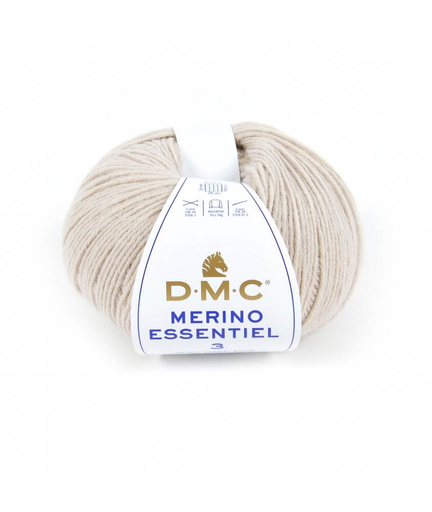 Pelote de laine Merino Essentiel 3 - DMC marron 951 sperenza