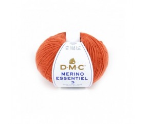 Pelote de laine Merino Essentiel 3 - DMC orange 953 sperenza